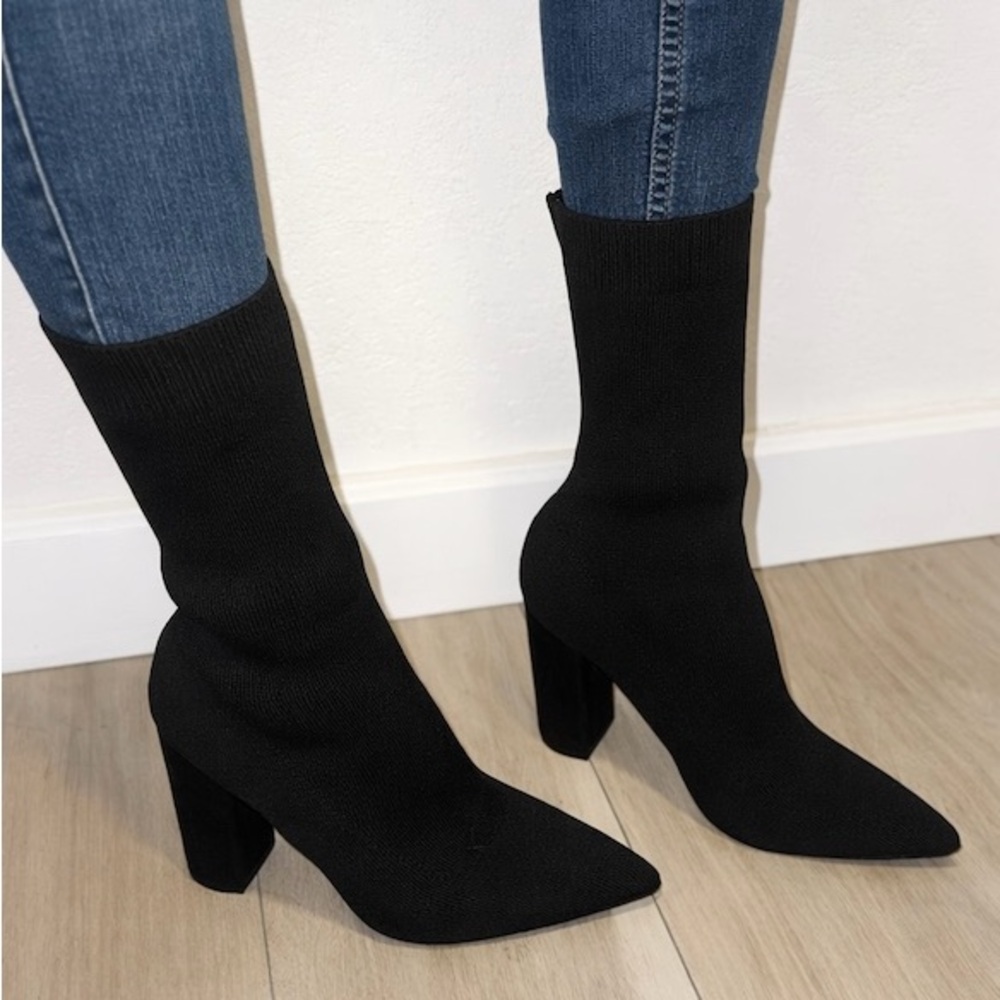 Elegant Black Ankle Boots for Women